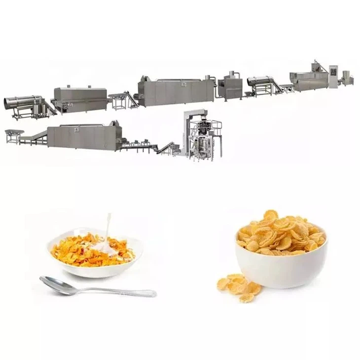 Breakfast Corn Flakes Extruder Machine Breakfast Corn Flakes Extruder Machine