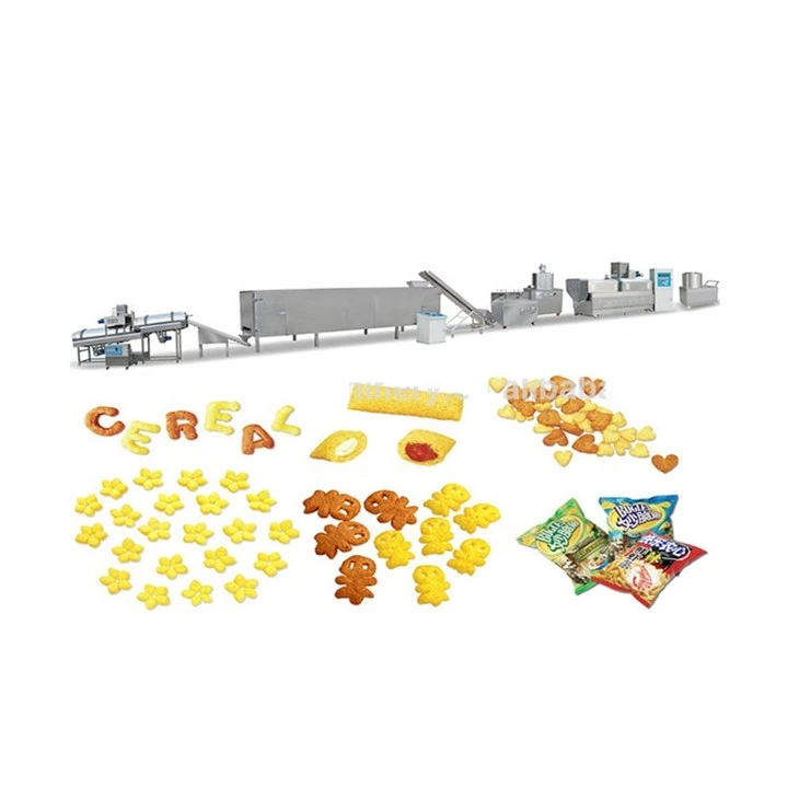 Inflating Snack Food Processing Line