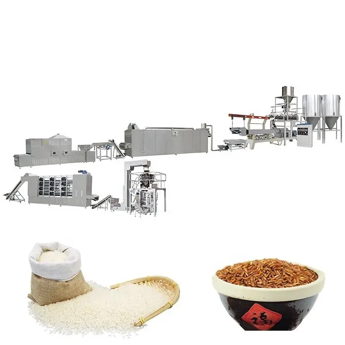 Twin Screw Artificial Rice Processing Line