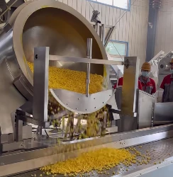 Fully Automatic 120-150kg/h Popcorn Production Line